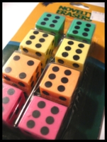 Dice : Dice - 6D - Eraser Dice Set